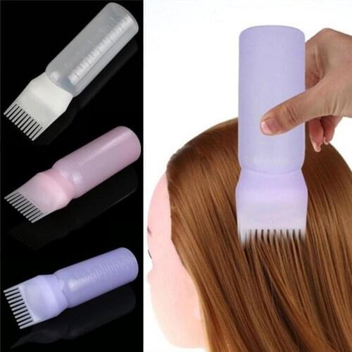 1pcs Empty Hair Dye Bottle with Applicator Brush Dispensing Salon Hair Coloring Dyeing Bottles Styling Tools Shampoo Comb