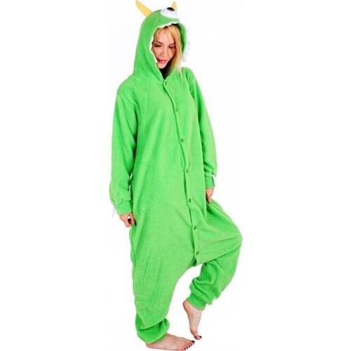 Monocular Monster Pajamas Onesies Women Men Animal Cartoon Onesie Winter Fleece Pajamas Adults Nightie Cute Sleepwear Overalls