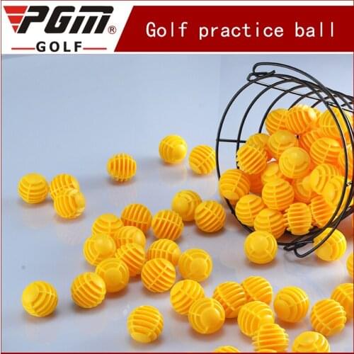 PGM New Golf Practice Ball Training Practice Authentic Golf Ball Solid Stripes White Orange Yellow Color Style Random Delivery