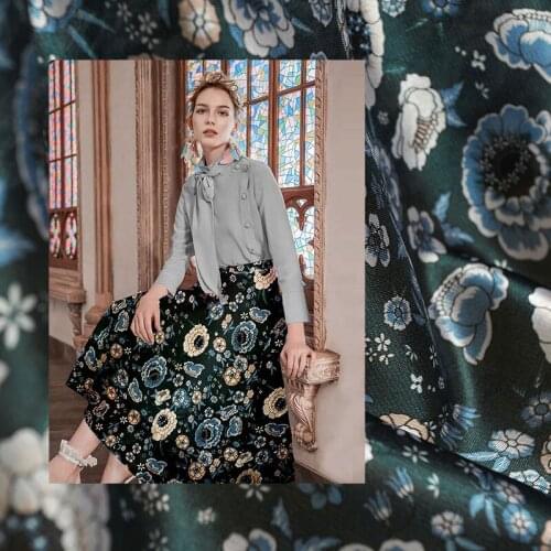 Natural Organic Silk Fabric Mulberry Smooth Soft Draped Cloth Shirt Garment Female Skirt Sewing Material Home Textile Cloth