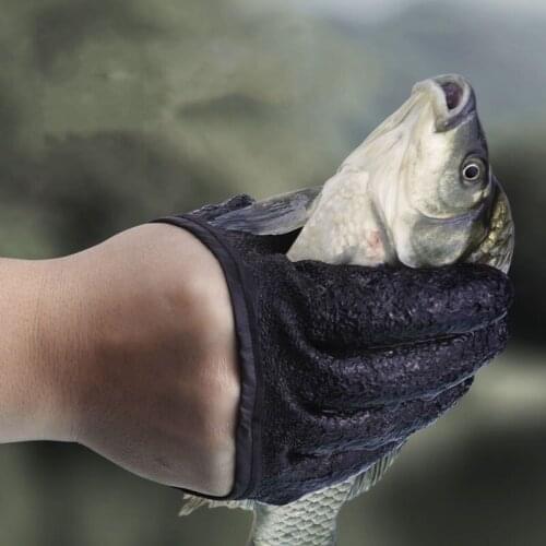 Non-slip Fishing Catching Gloves Protect Hand from Puncture Scrapes Fisherman Professional Catch Fish and with Magnet Release