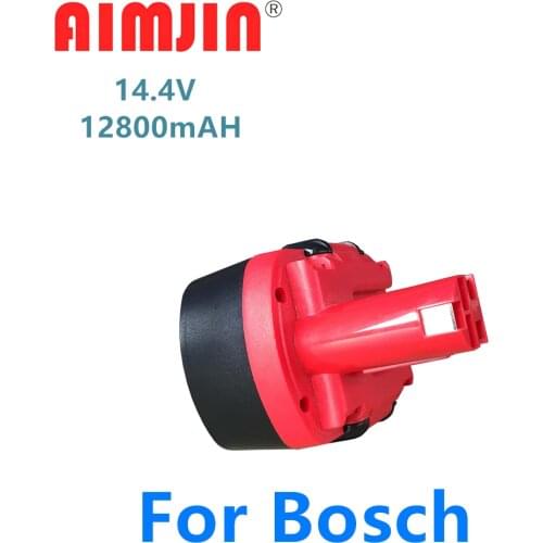 100% Latest Upgrade14.4 V 12800mAh Ni-CD Power Tool Battery for Bosch 14.4V BAT038 BAT140 BAT040 BAT041 BAT159 Free Shipping