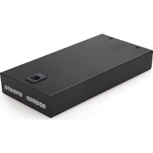 Fiber optic terminal box 12 core Desktop pigtail type Empty box 12 Ports FTTH Fiber optical Patch Panel Factory OEM