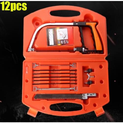 12pcs Hand Sawmill Saw Small Mini Carpentry Magnum Pulling Flower Saw Multi-Function Hand Saw Set Grinding Wood Metal Tube
