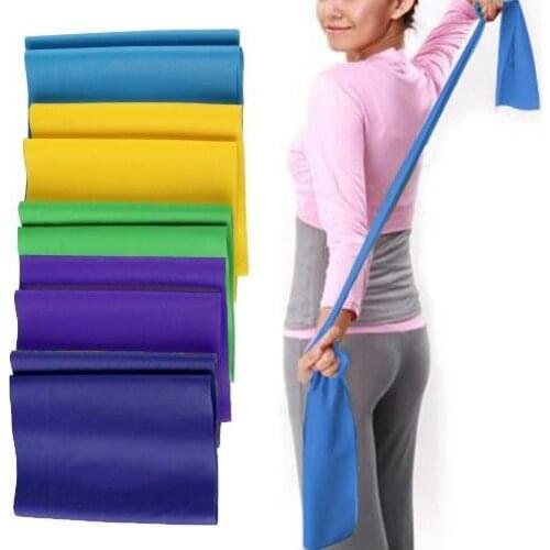 Professional Gymnastics Adult Girl Training Bands Pilates Yoga Rubber Stretch Resistance Band Fitness Elastic Tension Band Sport