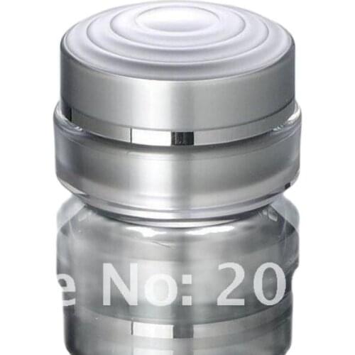 15g silver acrylic cream bottle ,cosmetic container,,cream jar,Cosmetic Jar,Cosmetic Packaging