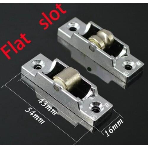 Steel roller pulley,door Sliding pulley single roller Slot surface cabinet door kitchen plastic rail window shadow window