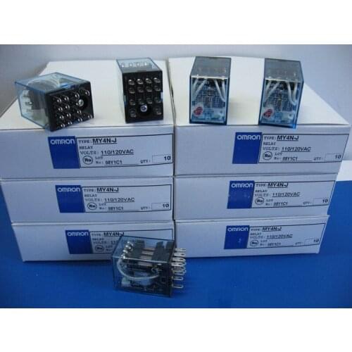 [ZOB] New original OMRON Omron relay MY4N-J AC110 / 120V --10PCS/LOT