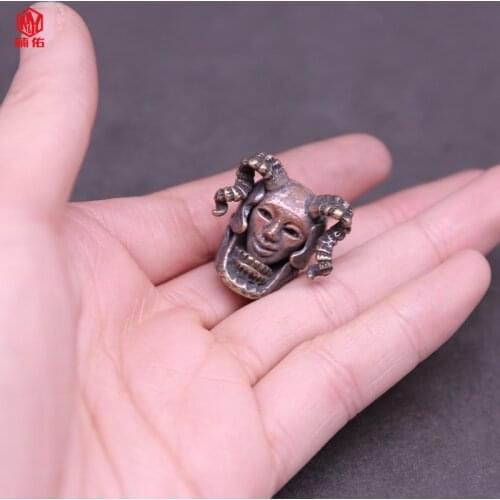 1PC Retro Brass Copper EDC Paracord Beads Lanyard Pendants Knife Beads Umbrella Rope Cord Necklace Bracelet Beads Pendants