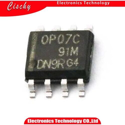 10PCS OP07CDR SOP8 OP07C SOP OP07 SOP-8 SMD new and original IC