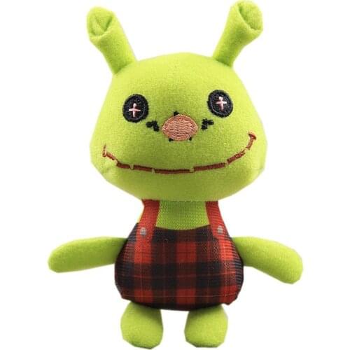 10cm Anime Mini Shrek ET Alien Keychain Clips Pendant Collectible Soft Doll Toy Cute Animal Cartoon Doll Kids Birthday Gifts