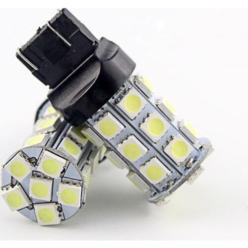 2PCS/Lot Hotsale T20 7443 W21/5W T20 7440 5050 27SMD Light LED Bulb Auto Car Brake Turn Stop Rear Lamp