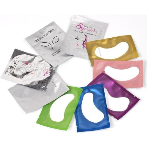 20 Pairs Paper Patches Eyelash Under Eye Pads Lash Eyelash Extension Pad Patches Eye Tips Sticker Wraps Makeup Tools 9 Colors