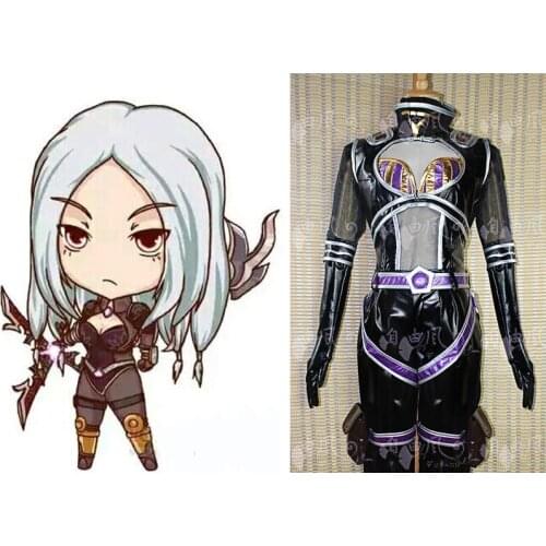 2016 LOL Irelia Balack Customized Uniforms Cosplay Costume