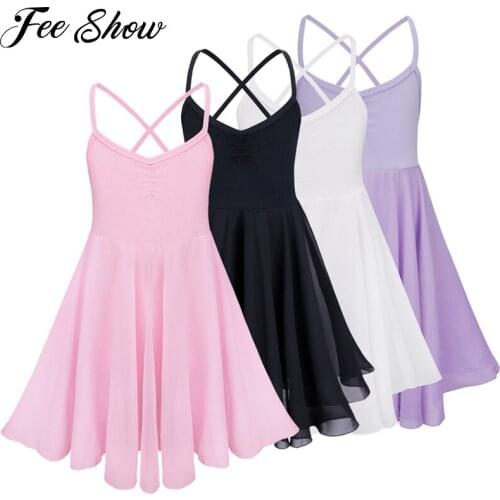 Newest Sleeveless Children Kids Dancing Ballet Tutu Dress Girls Tulle Ballet Dancewear Dress Leotard Ballerina Dancing Clothes
