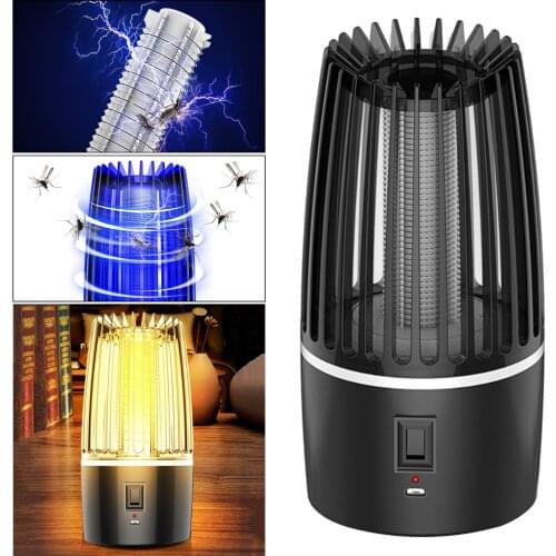 Electric Mosquito Killer Lamp Flying Fly Trap Pest Insect Repeller Bug Zapper for Garden Indoor Outdoor Backyard Bedroom Home