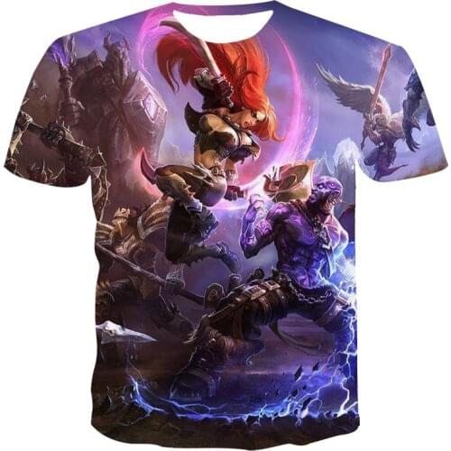 2021 Summer Mens 3D T-shirt Fashionable Men and Women Adult Round Neck Short Sleeve Breathable Animal Oversized Top