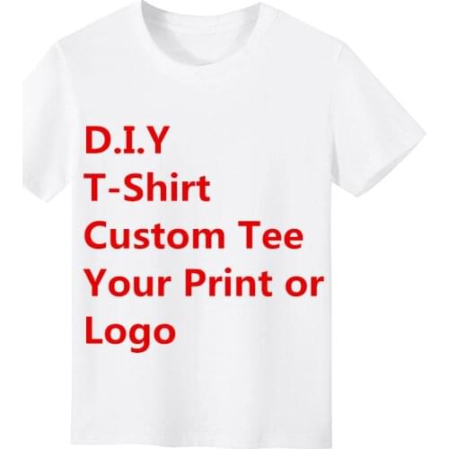 DIY Custom T-Shirts Summer Short Sleeve O-neck Tee Shirt Design For Dropping Shipping And Wholesale Unisex Top