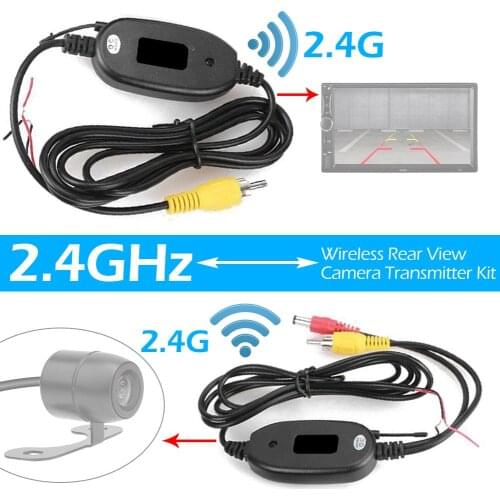 Hot Sale Rear View Camera Video Cable 6m RCA Video Cable 2.4GHz Wireless Video Transmitter Receiver for Reverse Camera