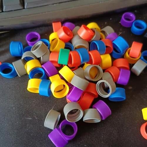 5 colors in a group Color ID Bands Distinguish Antenna Group Ring For Motorola walkie talkie