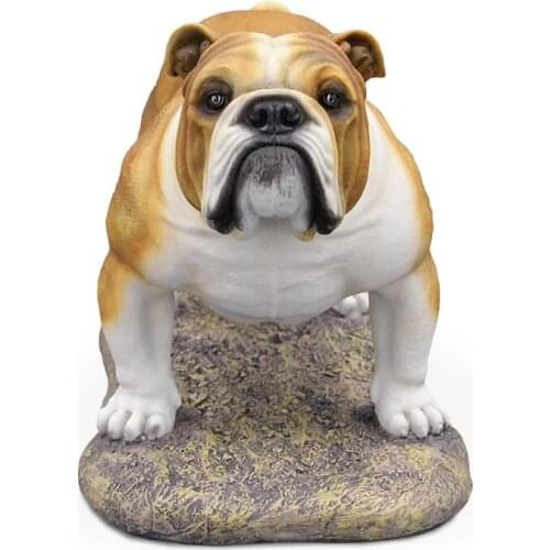 HOT SALE BULLDOG MODEL SIMULATION LIVING ROOM ARTIFACT BRITISH BULL RESIN CRAFTS FIGURINES MINIATURES MURALS DECORATION CRAFTS