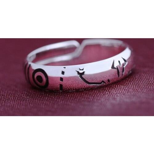 Anime Jujutsu Kaisen Ryomen Sukuna Itadori Yuji Cosplay Ring Adjustable Finger Rings Jewelry Gift Prop Hallowen Party
