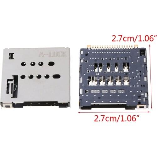 Metal Memory Card Slot Socket Replacement Parts for NS Switch Console Host Gaming Accessories