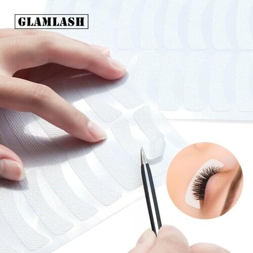 50pairs/pack Paper Patches 3D Eyelash Under Eye Pads Lash Eyelash Extension Practice Eye Tips Sticker Wraps Makeup Tools