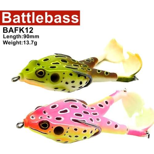 Topwater Catfish Silicone Artificial Wobblers Double Propeller Frog Soft Baits Shad Soft Lure Jigging Fishing Lure Bait Prop