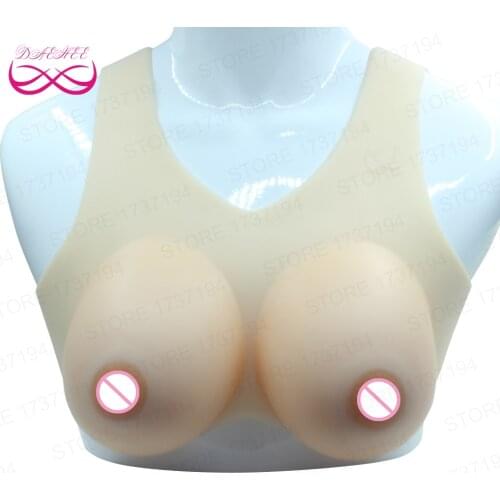 Lovely Spring Day Skin Color A-D Cup Fake Breast Silicone Breast Forms Fake Boobs Tit Bust Chest For Men Crossdresser Drag Queen