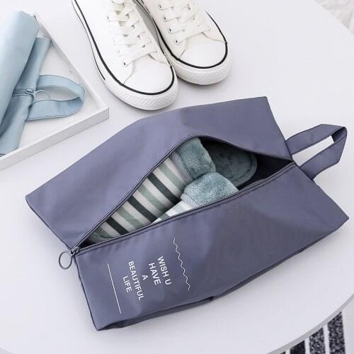 Convenient Travel Waterproof Shoes Clothing cosmetics Storage Bag Nylon Portable Organizer Bags Shoe Sorting Pouch multifunction
