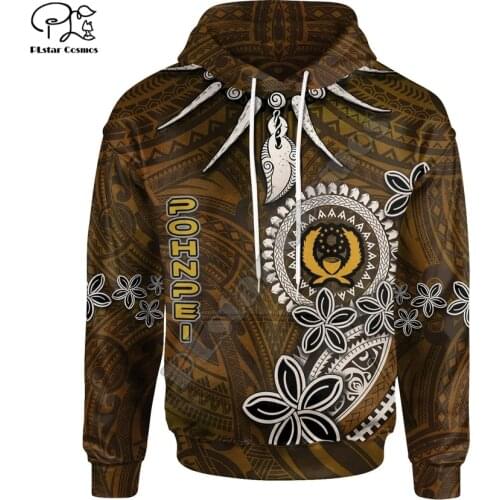 PLstar Cosmos 3DPrint Pohnpei Polynesian Culture Tribe Turtle Tattoo Unisex Men/Women Funny Harajuku Streetwear Zip Hoodies-d3