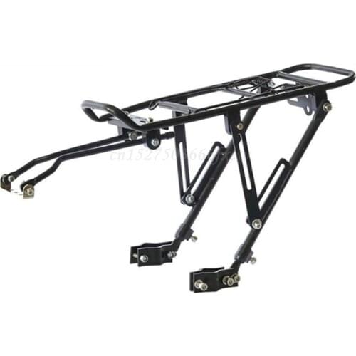 Disc Brake Aluminum Alloy Bicycle Rear Rack MTB Foldable Bikes Pannier Carrier Bag Luggage Shelf R9CE