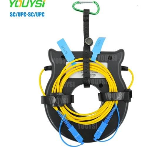 SC/UPC-SC/UPC OTDR Fiber Launch Cable Box 150m/300m/500m/1km SM 9/125μm OTDR Fiber Rings SM 1310/1550nm Fiber Tester