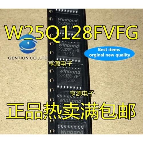 20pcs 100% new and orginal real photo W25Q128FVFIG W25Q128 W25Q128FVFG SOP16