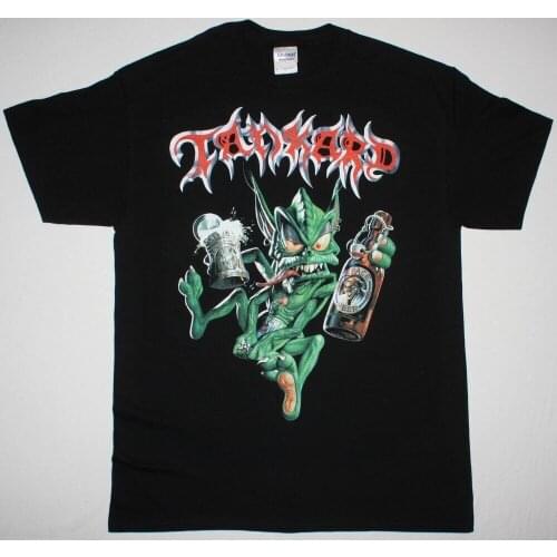 TANKARD ALIEN GERMAN THRASH METAL BAND ALCOHOL BEER TRASH NEW BLACK T-SHIRT(1)
