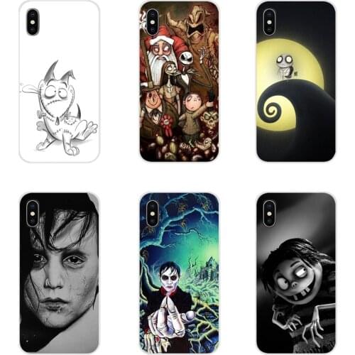 For Xiaomi Mi6 A1 5X 6X Redmi Note 5 5A 4X 4A 4 3 Plus Pro pocophone F1 Accessories Phone Shell Covers Tim Burton