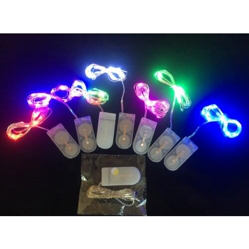 3m Hot Copper Wire Lamp String CR2032 button cell Lantern Festival Lantern Christmas Decorative Lamp LED Copper Wire Lamp