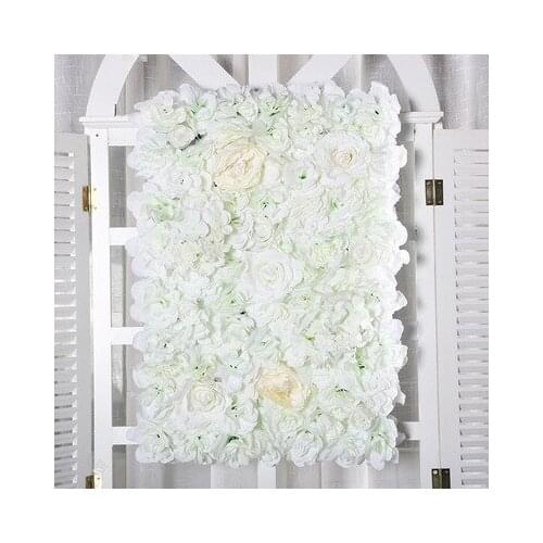 Hot Sale Upscale Wedding Backdrop Centerpieces Flower Panel Rose Hydrangea Flower Wall Party Decorations Supplies
