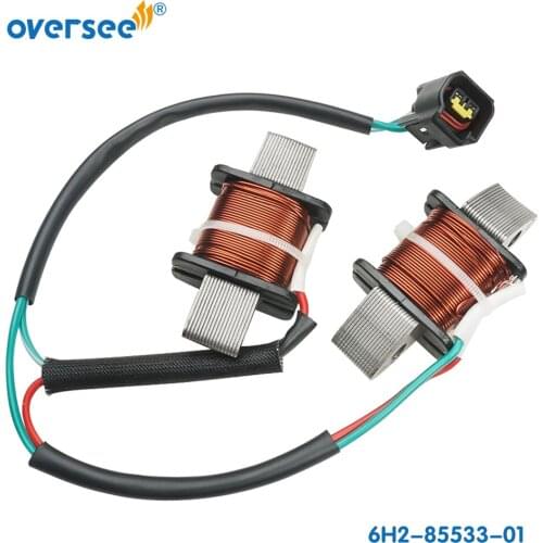 6H2-85533 Lighting Coil For Yamaha Outboard Motor 2T 60HP 70HP 6H2-85533-01