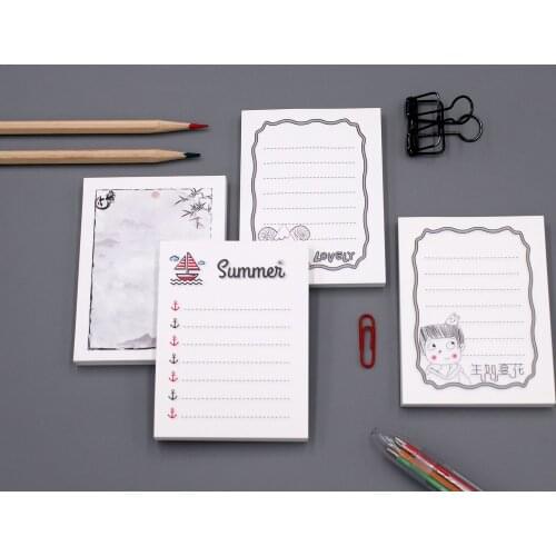 Cartoon Memo Pad Cute Weekly/day Planner Creative Sticky Note To Do List Office Decoration Stationery Supplies