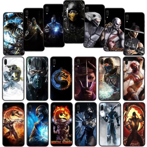 Mortal Kombat Soft Cover Case for Xiaomi Redmi Note 6 10 9T K40 CC9 CC9E Pro Max