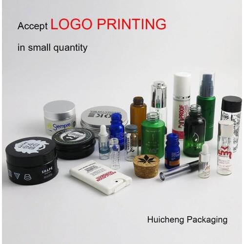 Logo Printing Silk Screen Hot Stamping Creat Brand Labeling Stickers On Cosmetic Bottle Vial Jar Tube Makeup Container