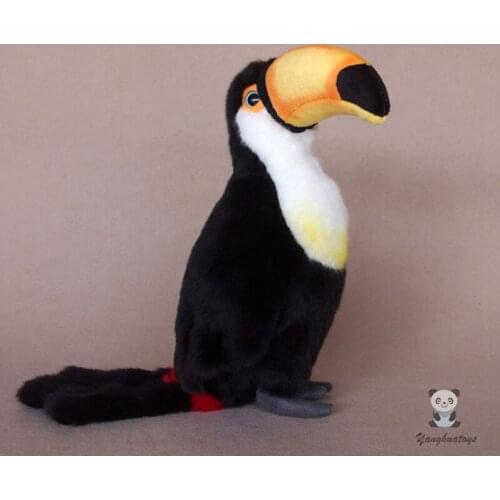 Lovely Toucan Doll Plush Kids Toys Holiday Gifts Good Qualty Soft Stuffed Animal Home Furnishings