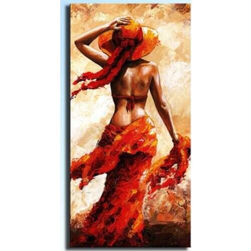 Handmade Large Sexy Girl Modern Nude Oil Painting On Canvas For Bedroom nude sexy woman Paintings Wall Art Picture Home Decor