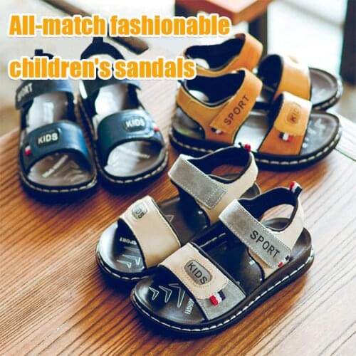 New summer non-slip boy sandals children sandals children shoes rubber shoes open toe breathable casual boys fashion sandals