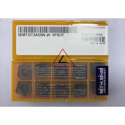 SEMT13T3AGSN-JH VP15TF 10pcs original Mitsubishi milling insert DIAEDGE