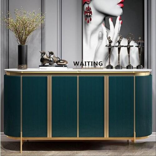 The marble side cabinet restaurant locker is modern and simple