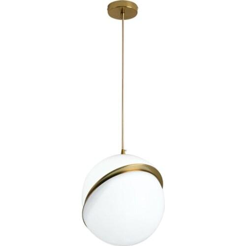 Nordic postmodern creative personality simple moon chandelier round bedside porch bar table single-head restaurant chandelier