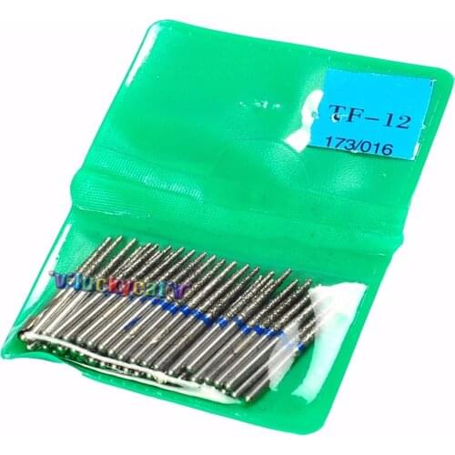 100pcs Dental Diamond Burs Bur Fit High Speed Handpiece FG 1.6MM TF-12